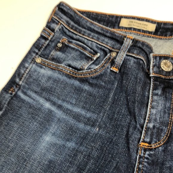MADE IN USA ๐บ๐ธ AG ADRIANO GOLDSCHMIED STEVIE CUFF JEANS 27x26 ๐บ๐ธ - Picture 7 of 13